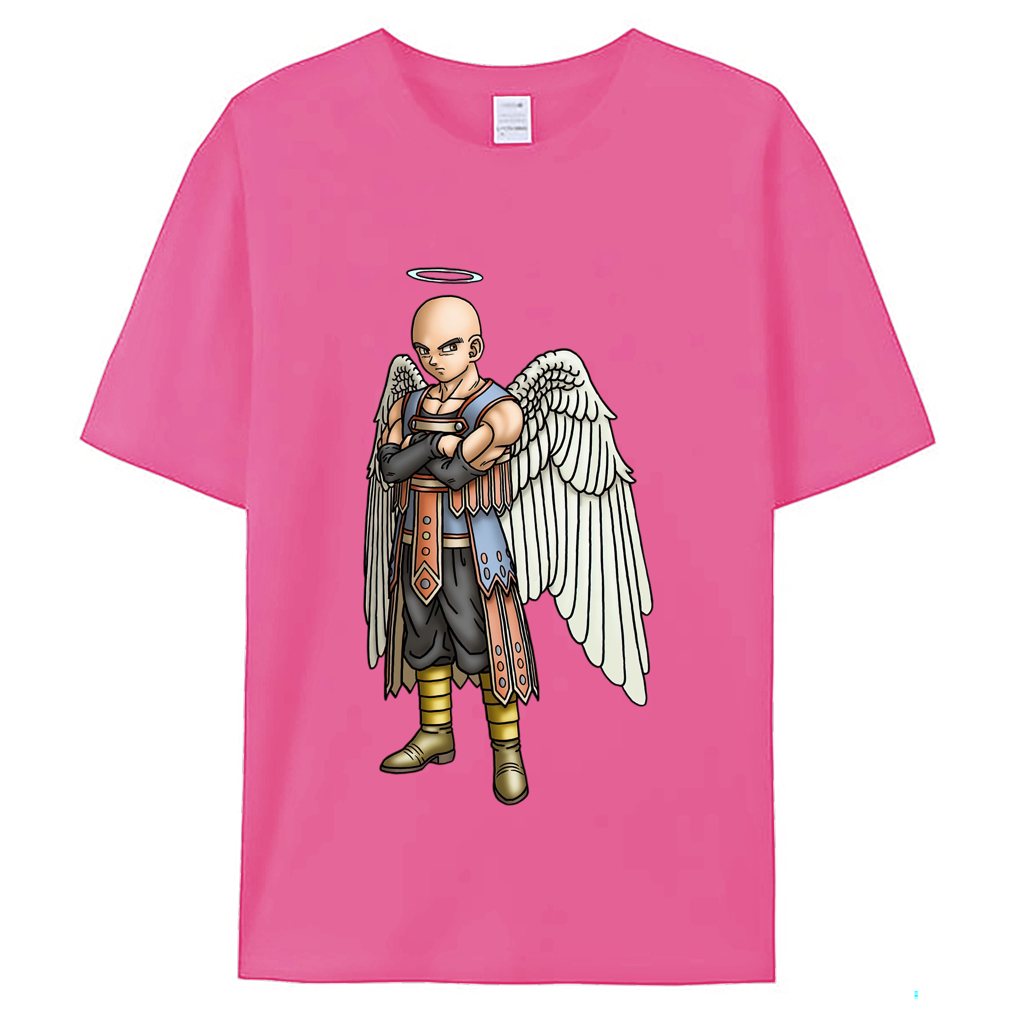 （画像用） ドラゴンクエスト Doragon Kuesuto Dragon Quest レディースカジュアルプリントTシャツ（綿100％）